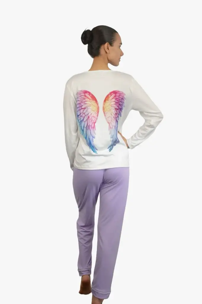 Pijama Alas pantalón (Chica-Mediana, Pantalón manga larga, Esencial)