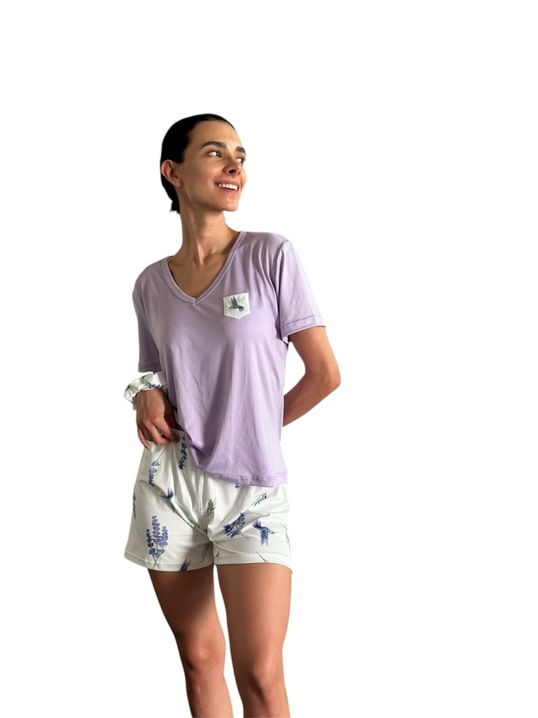 Pijama Colibri Lila (Chica-Mediana, Esencial)