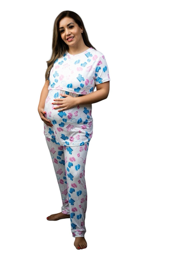 Pijama Sueño de Mamá (Chica-Mediana, Pantalón manga larga)